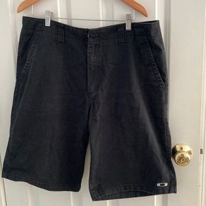 Oakley Mens black cotton shorts.  Size 38